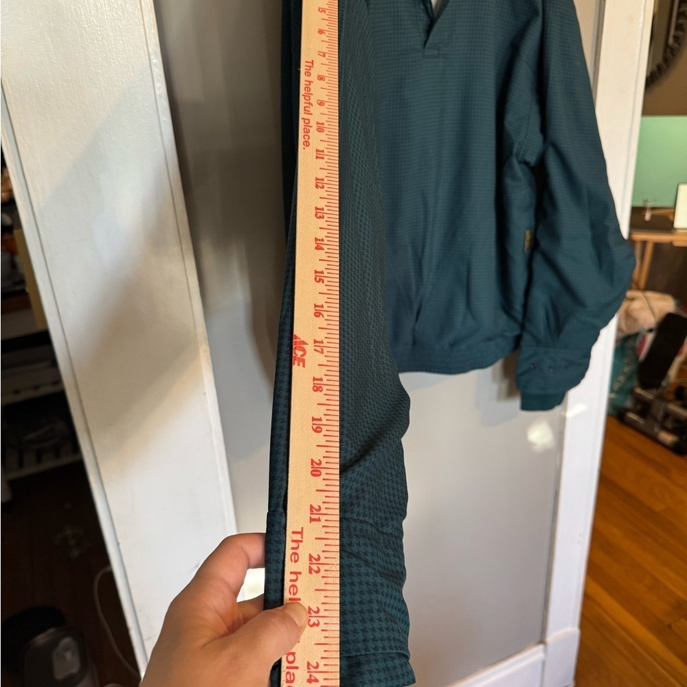 Vintage Zero Restriction Jacket Mens Small Green Gore Tex Windbreaker Golf 90s - Picture 9 of 11
